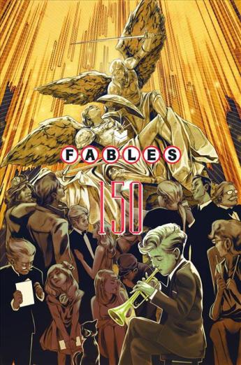 The cover for Fables #150, the last issue.